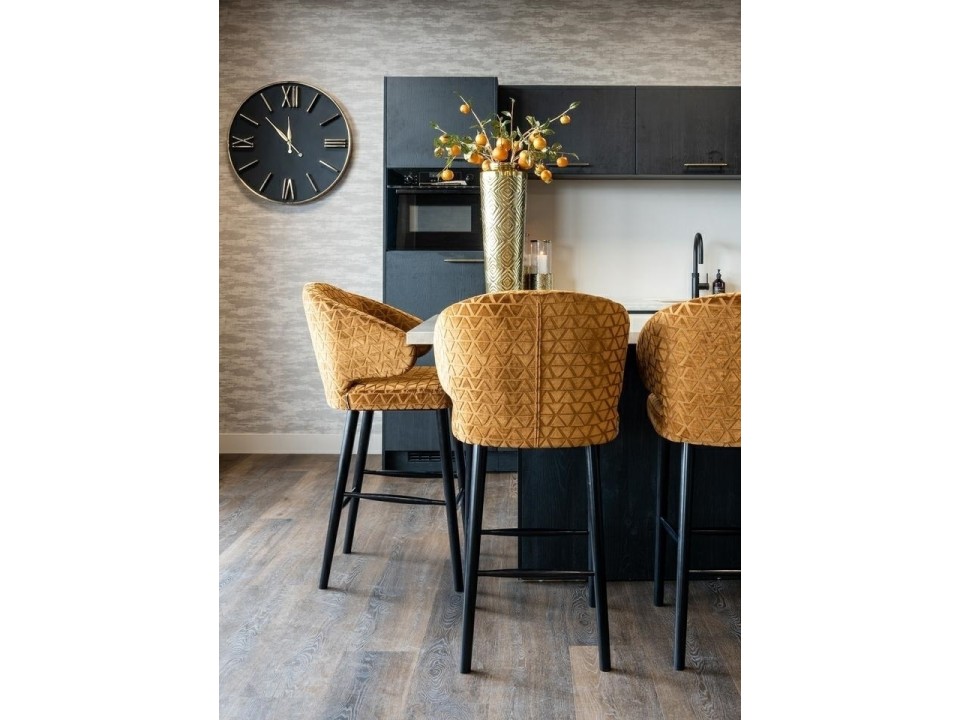 RICHMOND krzesło barowe INDIGO GOLD - Richmond Interiors